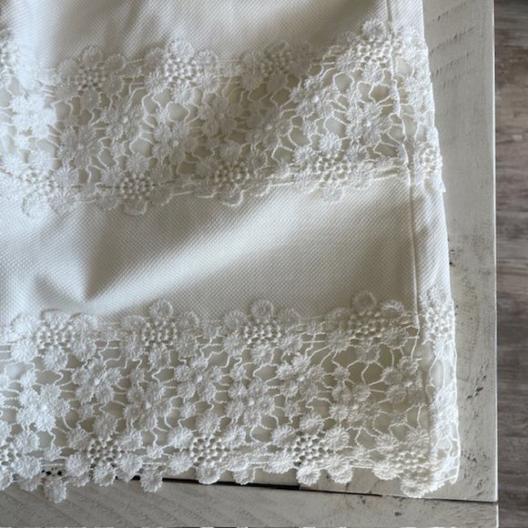 JCREW CANDACE DAISY LACE MINI SKIRT IVORY SIZE 4 #22246 NWT - Picture 4 of 6